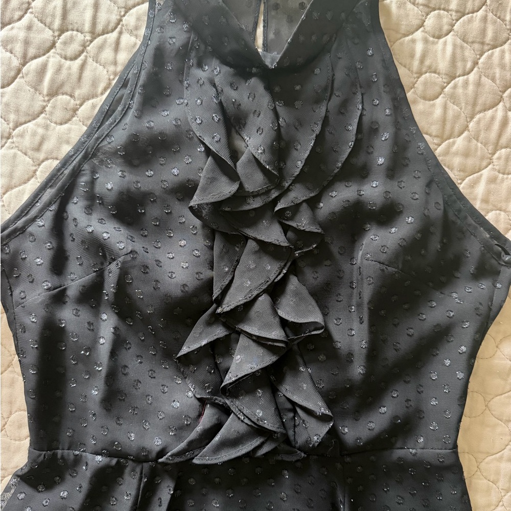 BCBGeneration New Black A-Line cocktail Dress. Zipper in lower back - Picture 4 of 6